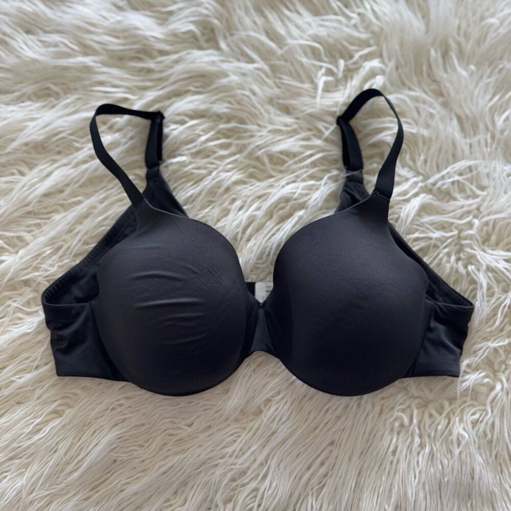Skims Smoothing Intimates Full Coverage Lightly Lined Bra Onyx Size 40C